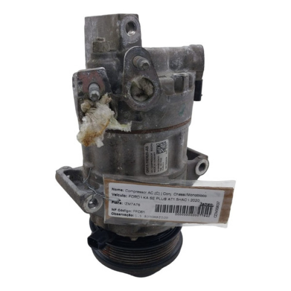 Compressor Ar Condicionado Ford Ka Se 1.5 2020