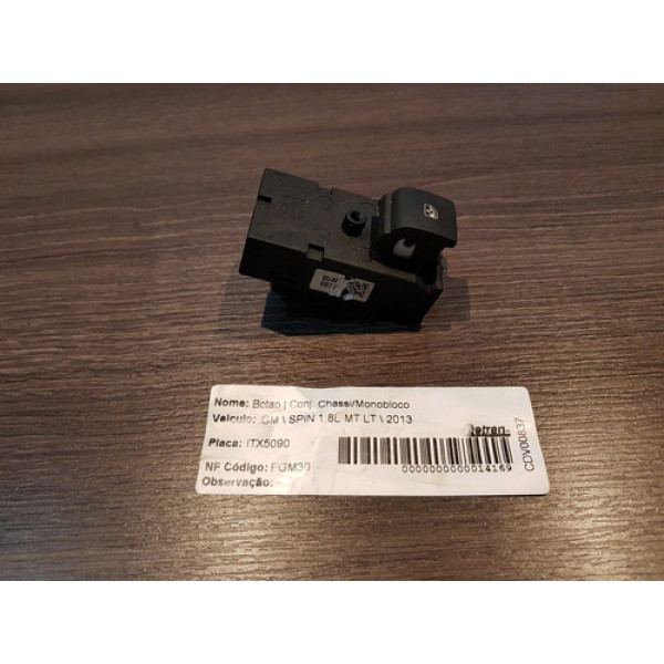 Botão Vidro Eletrico Traseiro Gm Spin Lt 2013