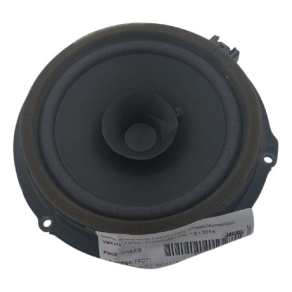 Auto Falante Original Porta Traseira Esquerda Ecosport 2014 Preto