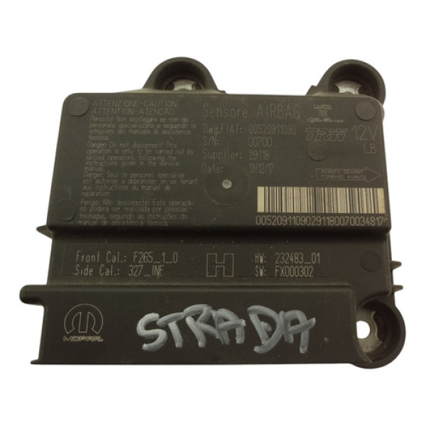 Modulo Deflagrado Fiat Strada 1.8 Working 2016   00520911090