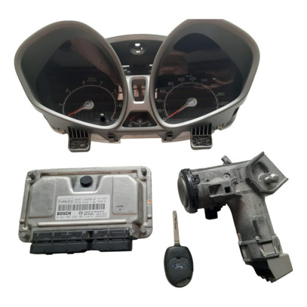 Kit Módulo Injeção New Fiesta Mexicano 1.6 2011 Manual 115cv