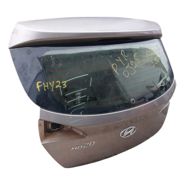 Tampa Traseira Original Hyundai Hb20 Hatch 2013 A 2019 Cinza-escuro