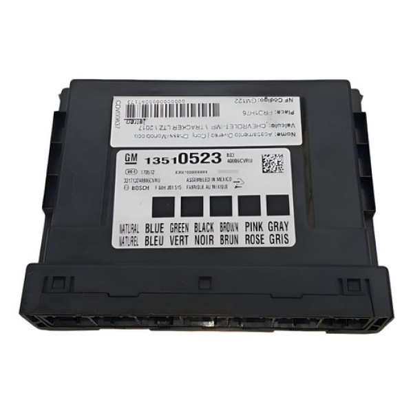 Modulo Conforto Gm Tracker 1.4 Turbo Ltz 2017   13510523