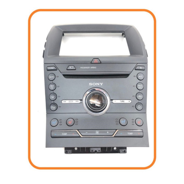 Radio Comandos Ar Condicionado Ford Edge 2016 2017