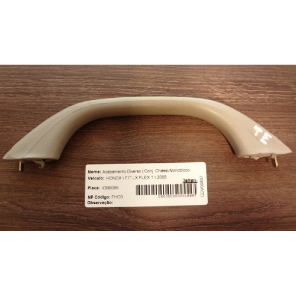 Alça Teto Puxador Traseira Esquerda Honda Fit 2008