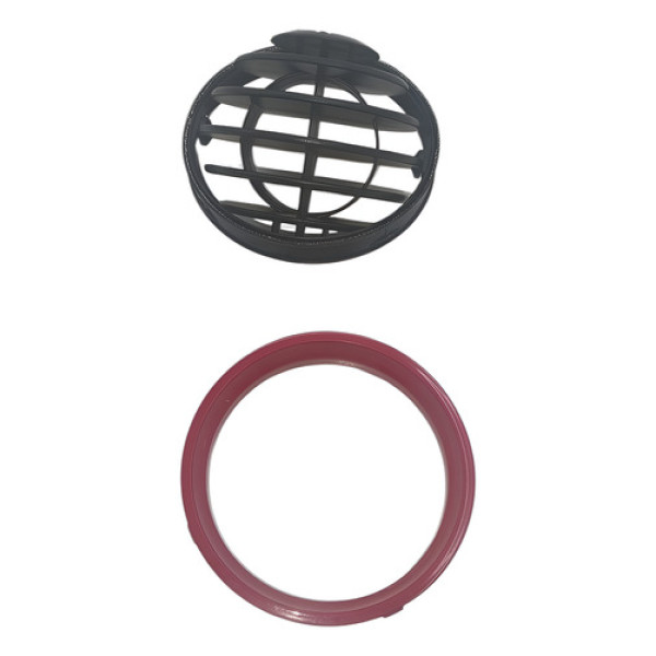 Kit Difusores De Ar Vw Gol Rock In Rio 2012 G5 Aro Vermelho