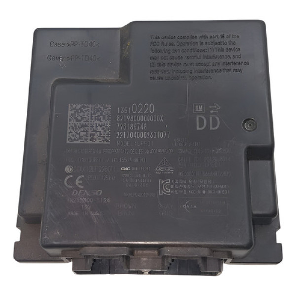 Modulo Conforto Gm Tracker 1.4 Turbo Ltz 2017  13510220