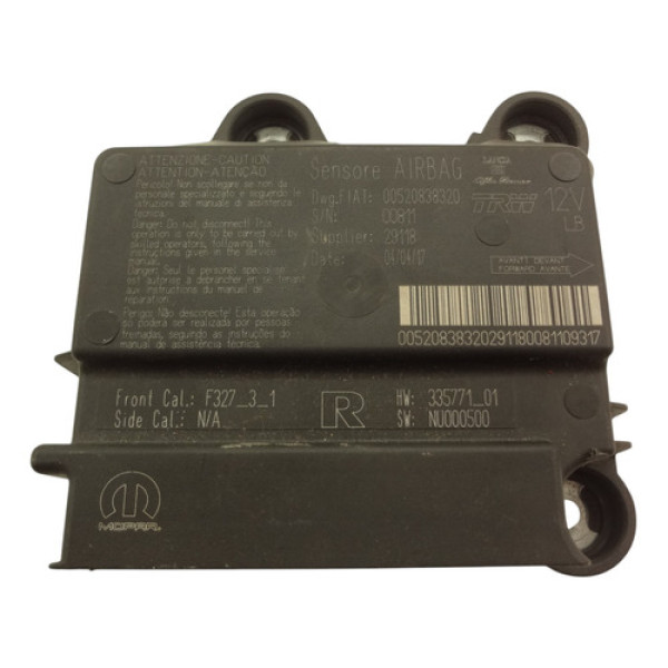 Modulo Deflagrado Impacto Fiat Uno 1.0 2018  00520838320