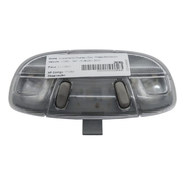 Luz Interna Cortesia Traseira Ford Fusion 2.5 2012
