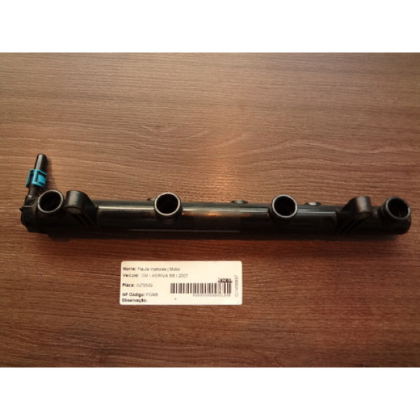 Flauta Do Bico Injetor Gm Meriva Ss 2007