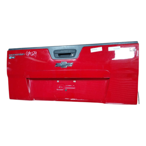 Tampa Traseira Completa Gm Montana Ls 2013  Vermelha Vermelho