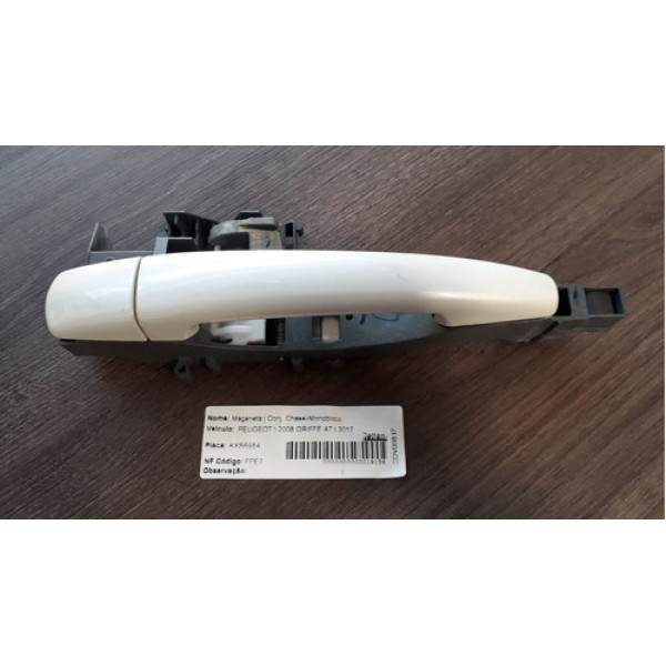 Maçaneta Externa Dianteira Direita Peugeot 2008 Griffe 2017