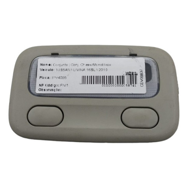 Lanterna De Teto Nissan Livina Sl 1.6 2010