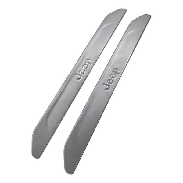 Soleira Adesivo Portas Dianteiras Jeep Compass Limited 2021 Aluminio