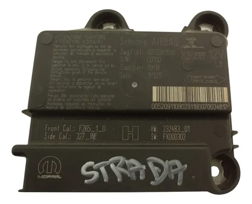 Modulo Deflagrado Fiat Strada 1.8 Working 2016   00520911090