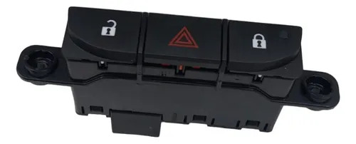 Botao Pisca Alerta/trava Das Portas Ford Ka Se 1.5 2020 Preto