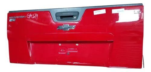 Tampa Traseira Completa Gm Montana Ls 2013  Vermelha Vermelho