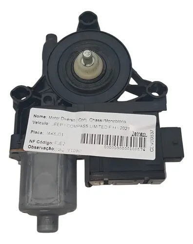 Motor Vidro Porta Traseira Direita Jeep Compass Limited 2021